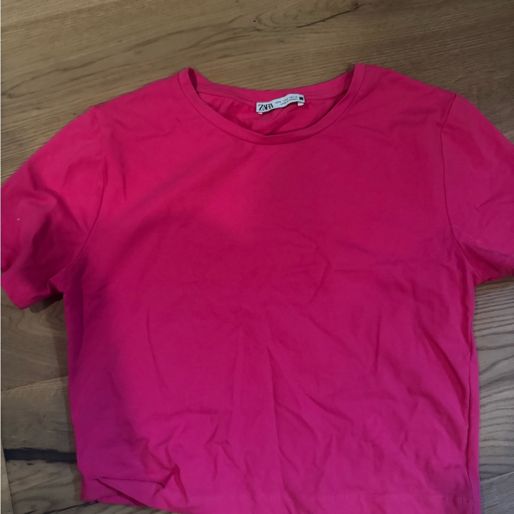 Zara Vivid Pink Top